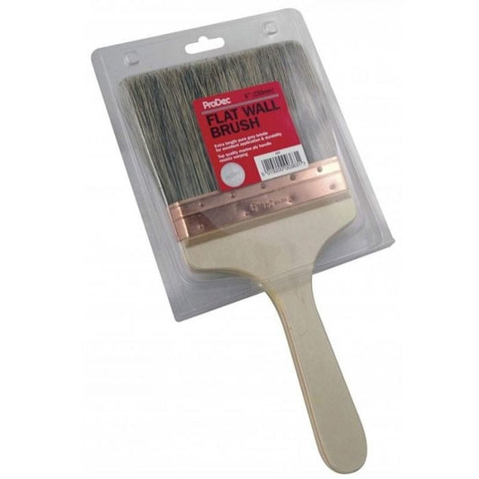 Prodec 6" Pure Grey Bristle Wall Brush