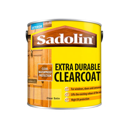 Sadolin Extra Durable Clearcoat for Ultimate Wood Protection - Clear Satin