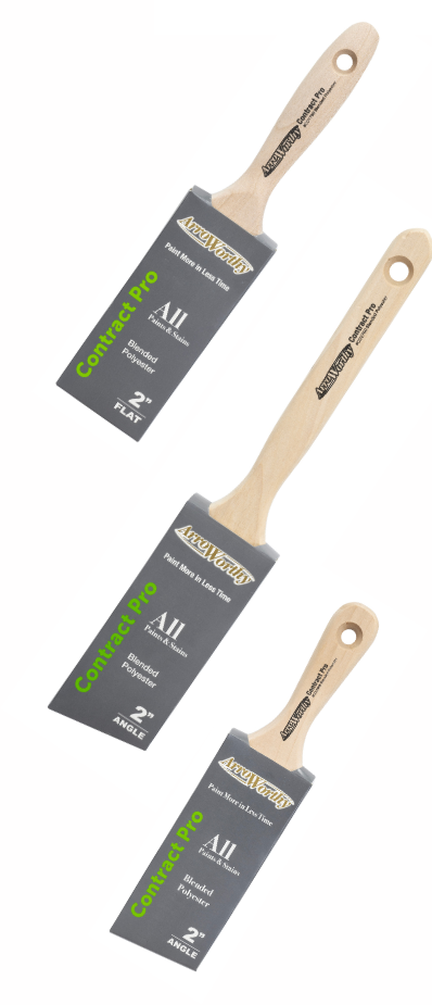 Arroworthy Contract Pro Angle Cut Brush All Sizes