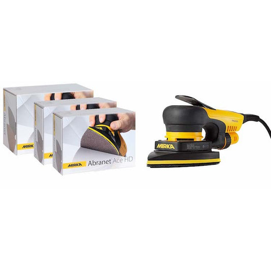 Mirka Deos Delta Detail/Corner Sander Deco Solution Kit 230V KIT2205CDMUK