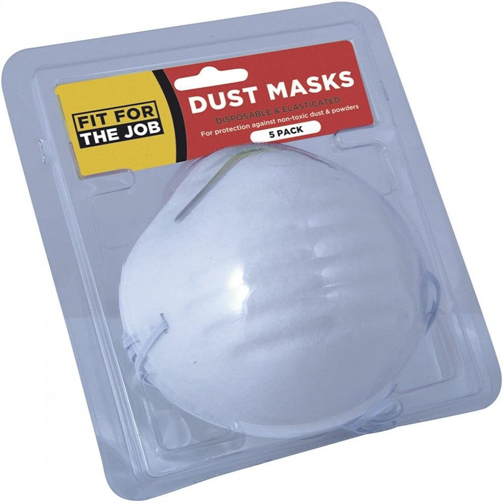 Rodo Moulded Dust Masks (Non-CE) - 5 Pack