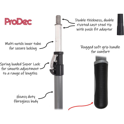 Prodec Super Lock Elite Extension Pole for Paint Roller