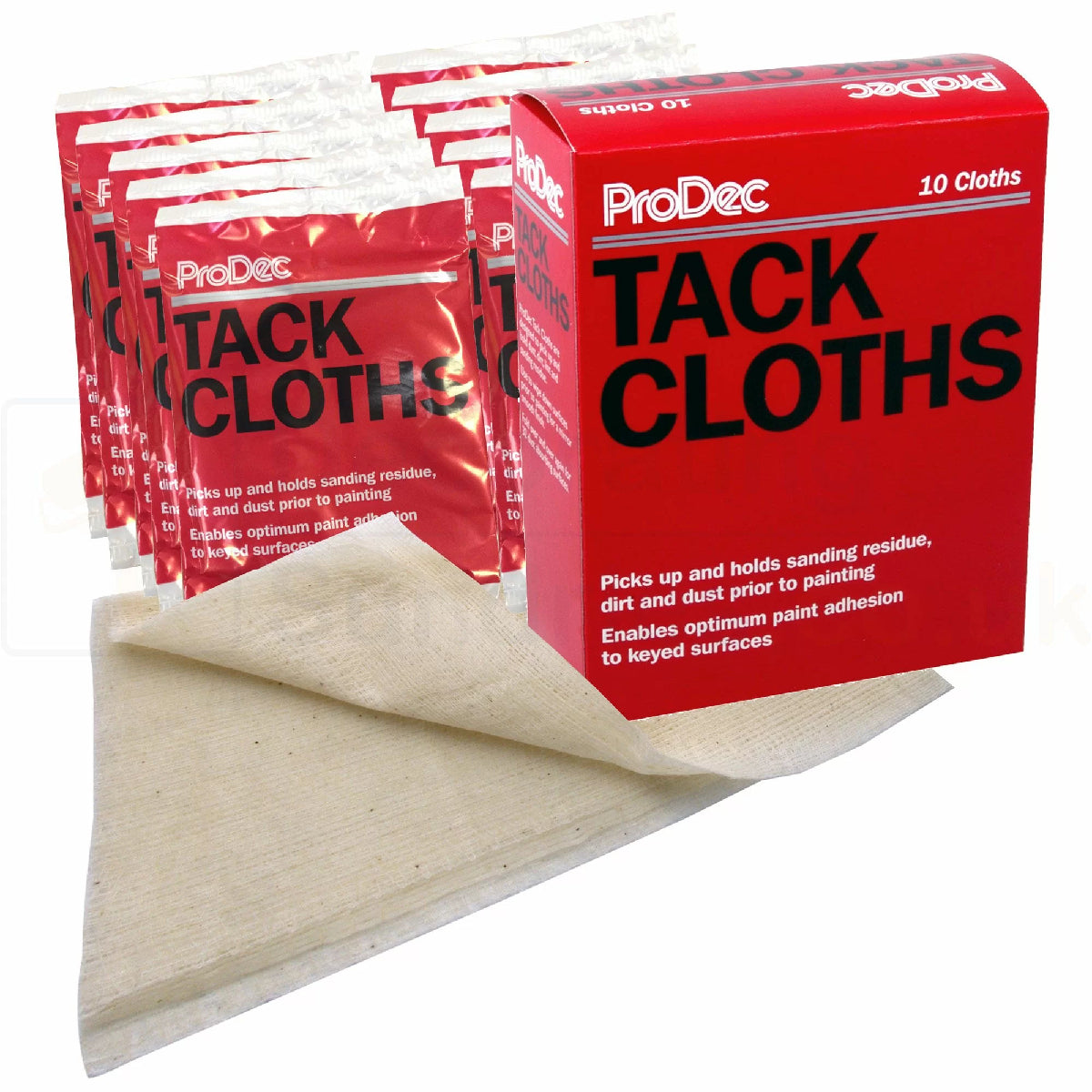 Prodec 10 Pack Tack Cloths