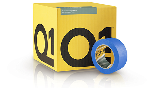 Q1 Blue Painters Tape Box Of 24 Rolls 36mm