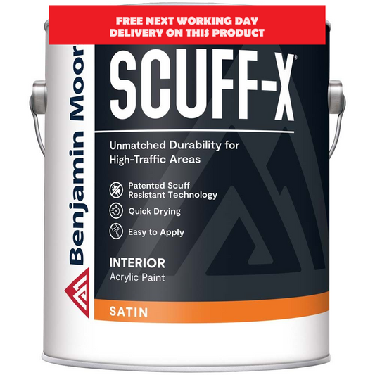 Benjamin Moore Scuff-X Satin Paint - 1 Gallon (3.79L)