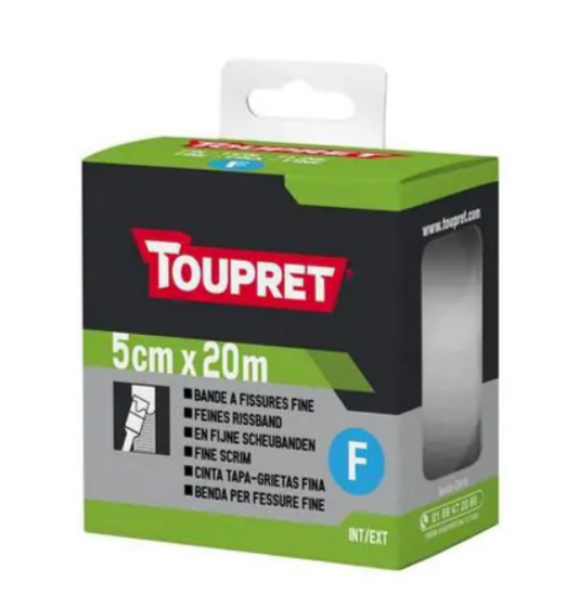 TOUPRET FINE SCRIM (Ultra Fine Elastic) 5cm x 20m Crack Tape