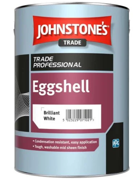 Johnstones Trade Eggshell - Brilliant White