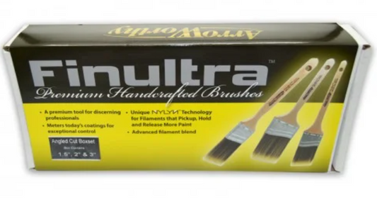 Arroworthy Finultra Angle Cut Brush Set 3 Pack