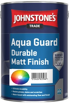 Johnstones Trade Aqua Guard Matt 5 Litre Tinted Colour - Colour Match