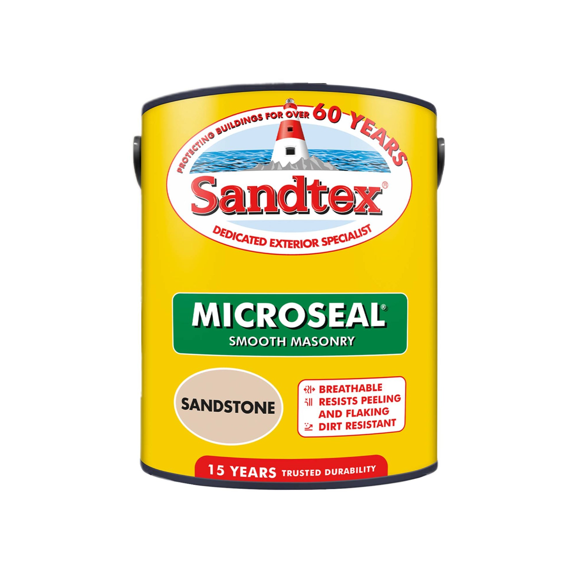 Sandtex 15 Year Weatherproof Exterior Wall Paint - Sandstone