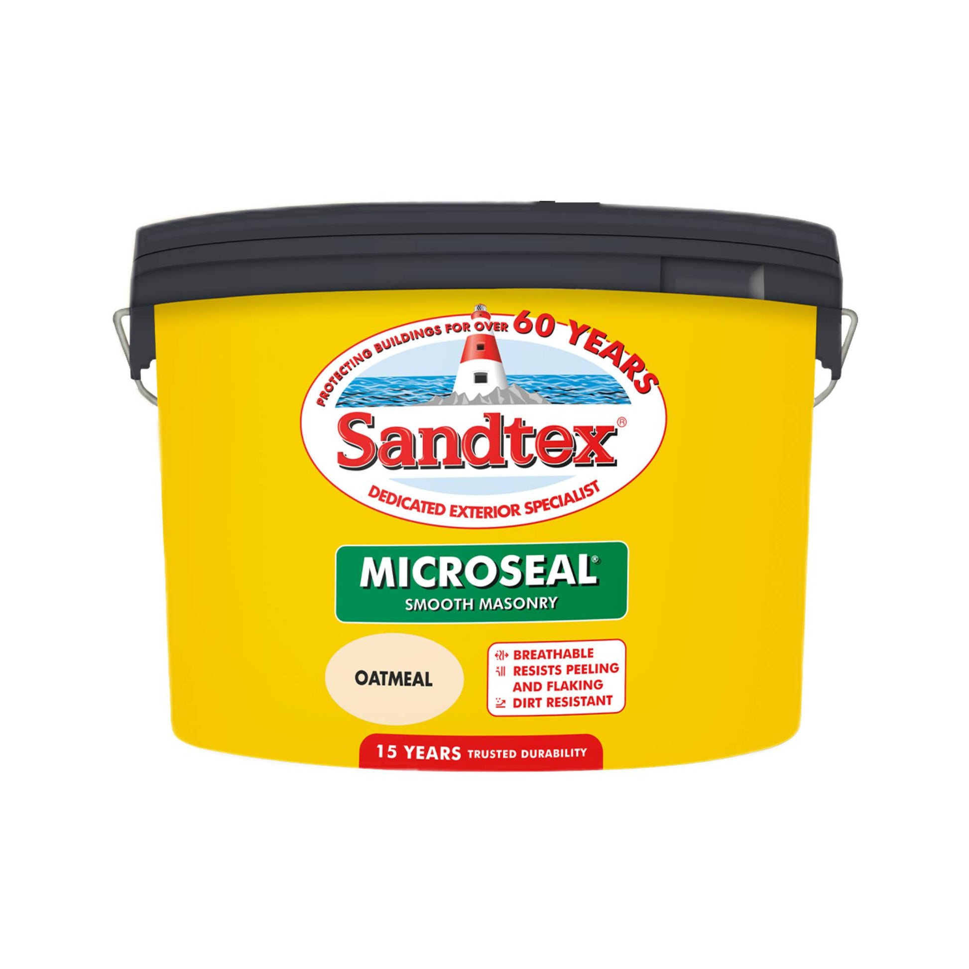 Sandtex 15 Year Weatherproof Exterior Wall Paint - Oatmeal