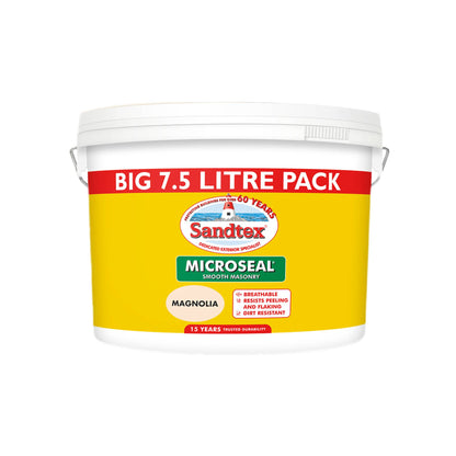 Sandtex 15 Year Weatherproof Exterior Wall Paint - Magnolia