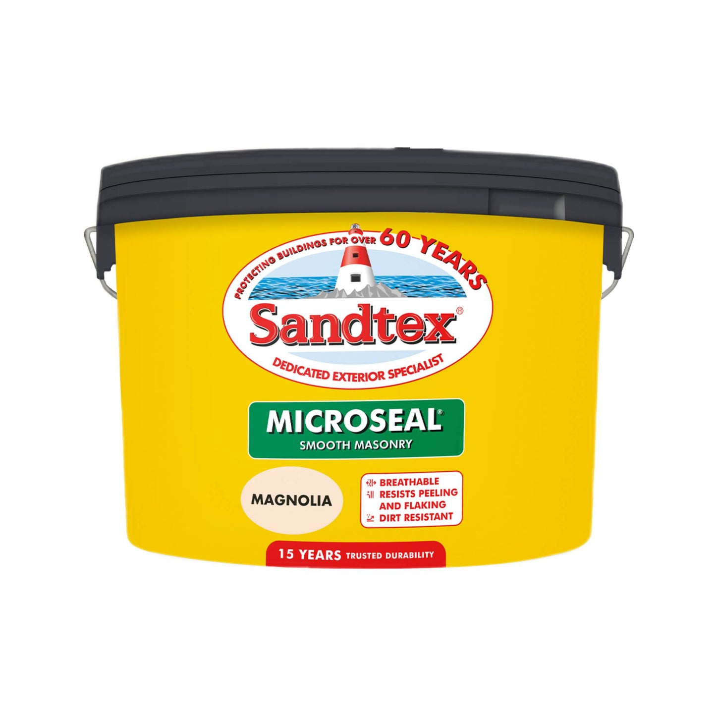 Sandtex 15 Year Weatherproof Exterior Wall Paint - Magnolia