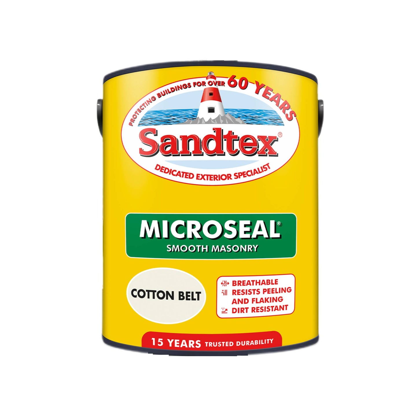 Sandtex 15 Year Weatherproof Exterior Wall Paint - Cotton Belt