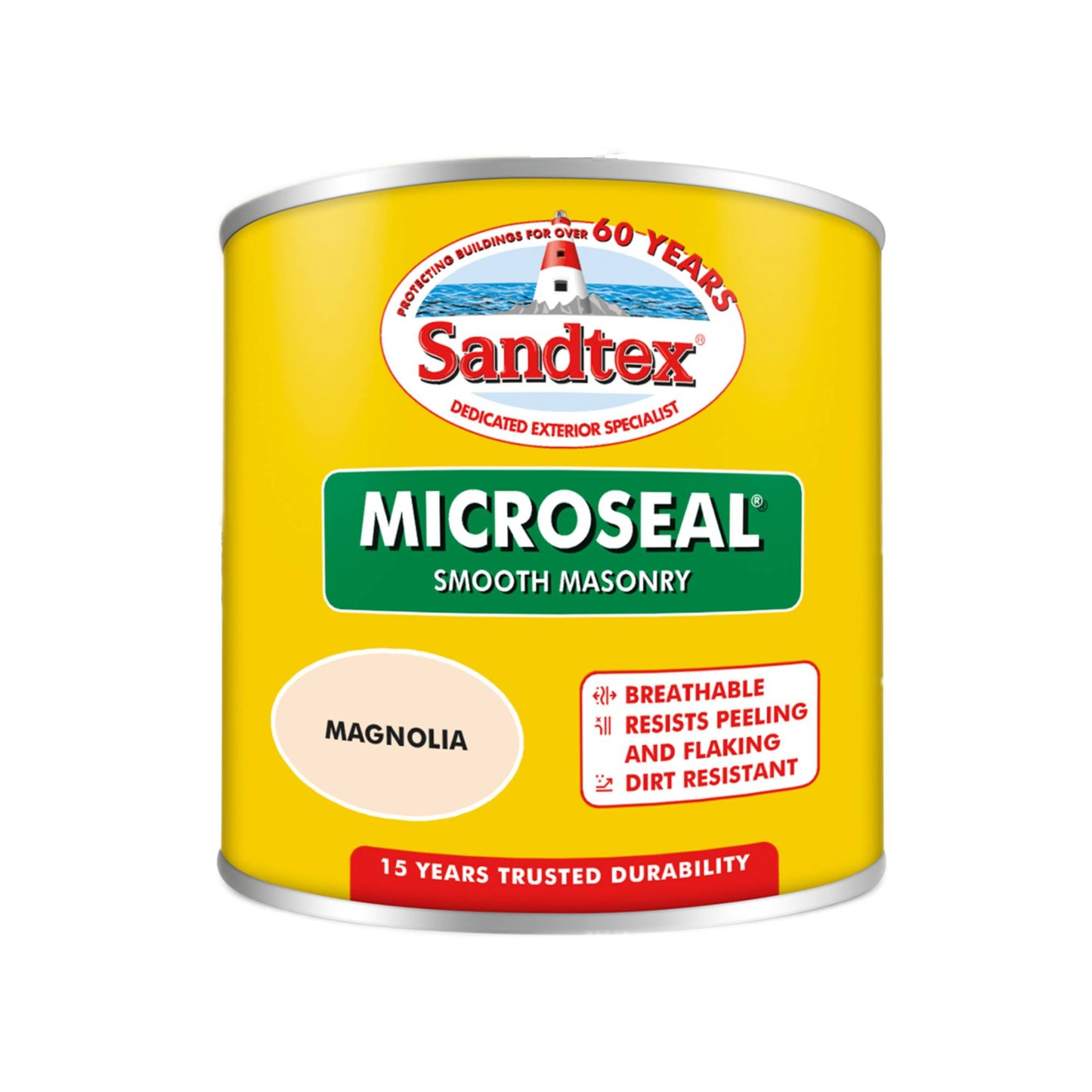 Sandtex 15 Year Weatherproof Exterior Wall Paint - Magnolia