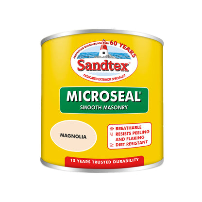 Sandtex 15 Year Weatherproof Exterior Wall Paint - Magnolia