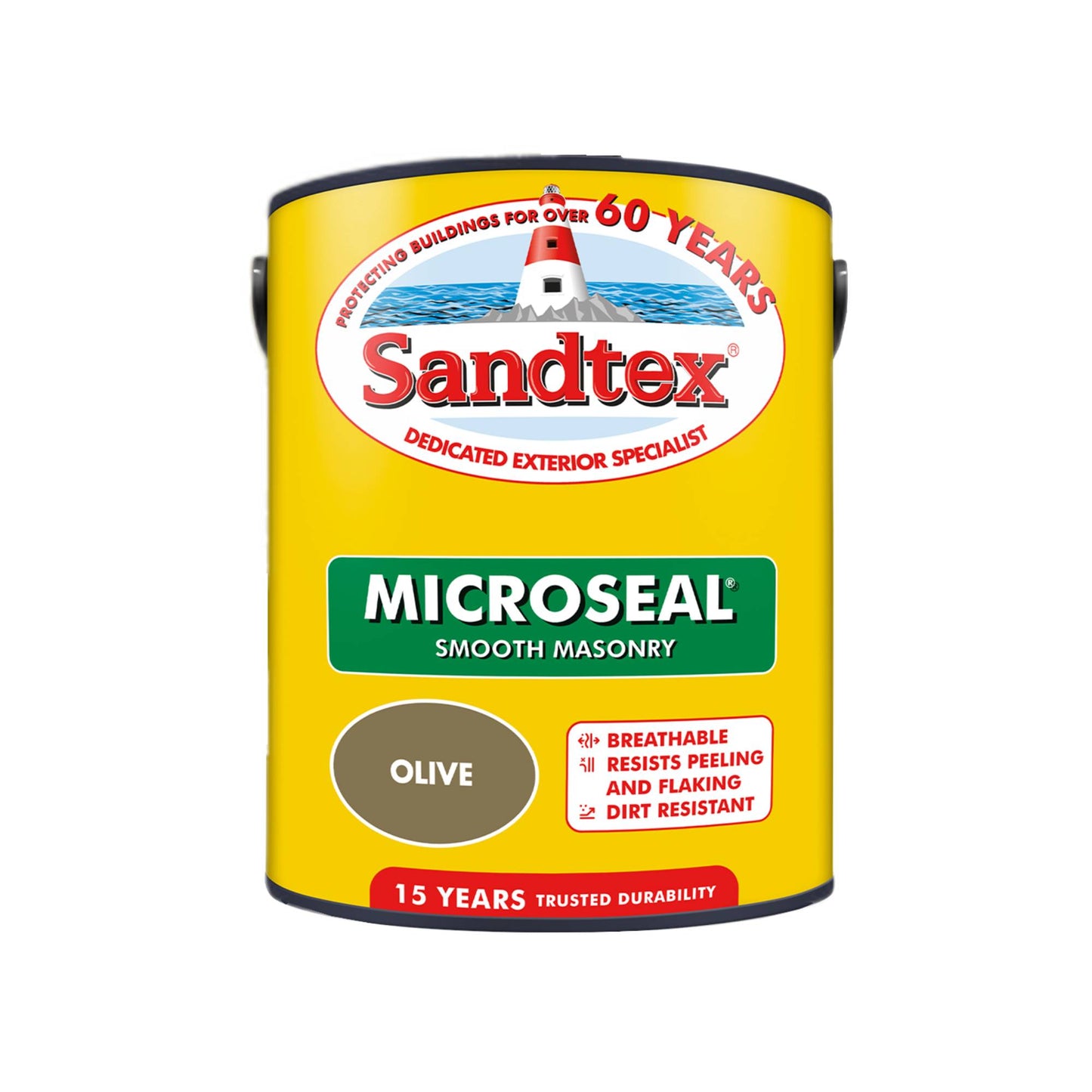 Sandtex 15 Year Weatherproof Exterior Wall Paint - Olive