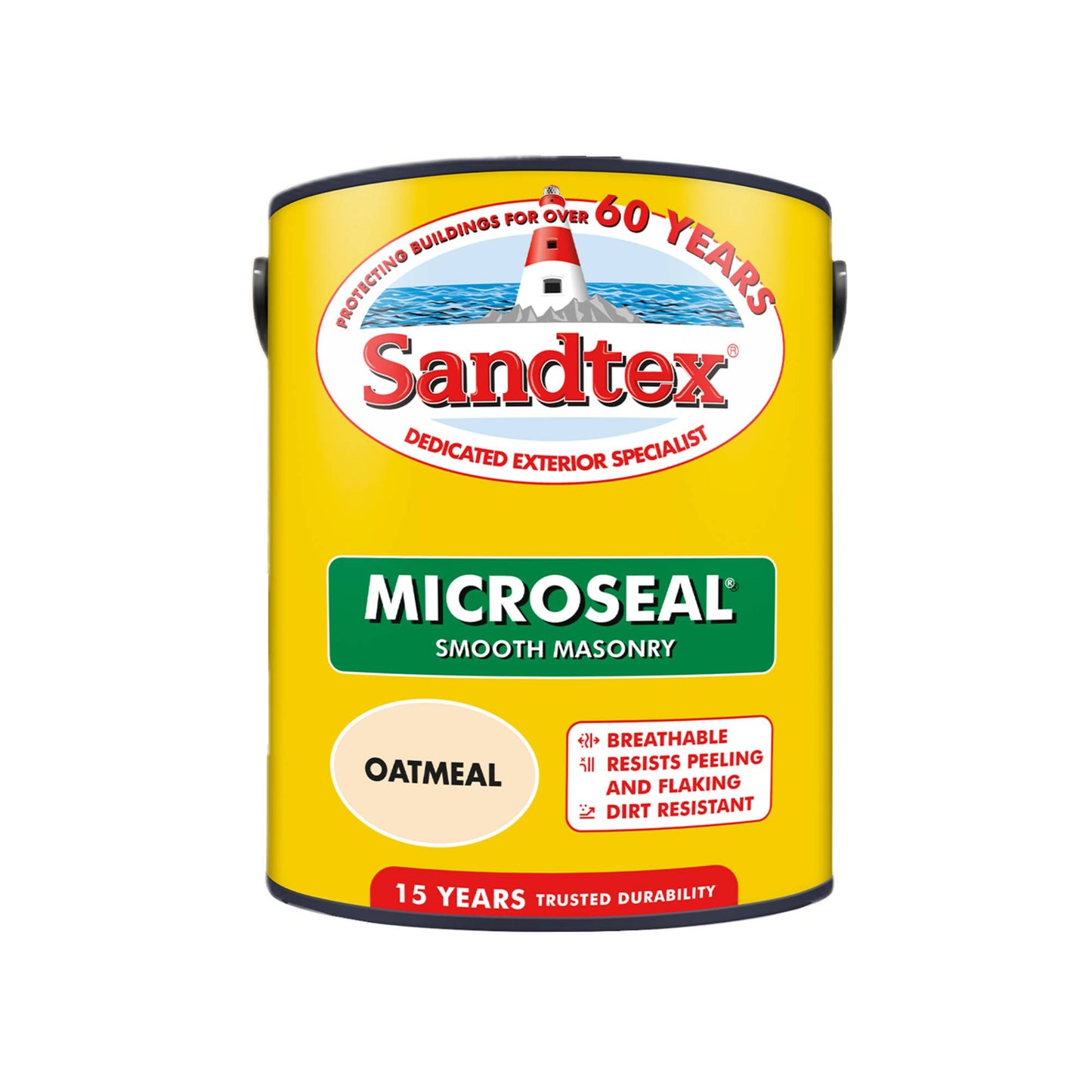 Sandtex 15 Year Weatherproof Exterior Wall Paint - Oatmeal