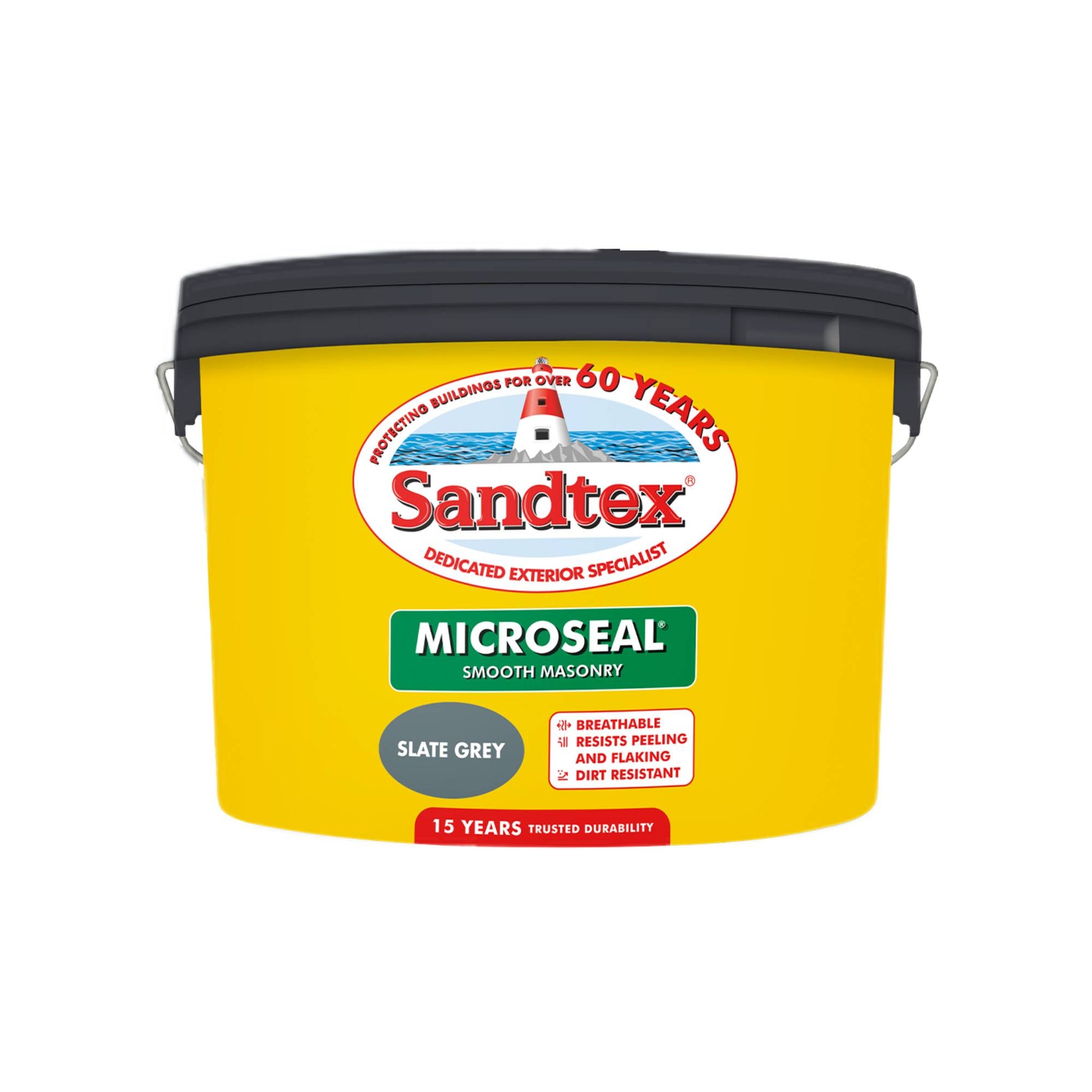 Sandtex 15 Year Weatherproof Exterior Wall Paint - Slate Grey