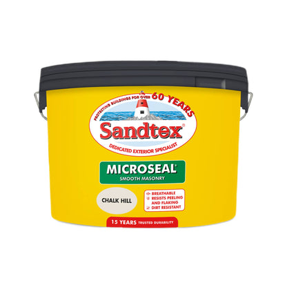 Sandtex 15 Year Weatherproof Exterior Wall Paint - Chalk Hill