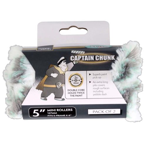 Axus Decor Captain Chunk Mini 5" XL Masonry Roller Twin Pack