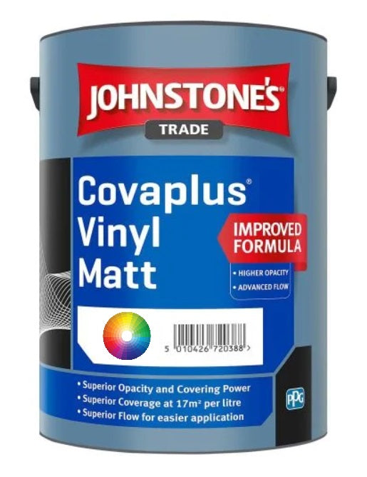 Johnstones Trade CovaPlus Vinyl Matt - Tinted Colours