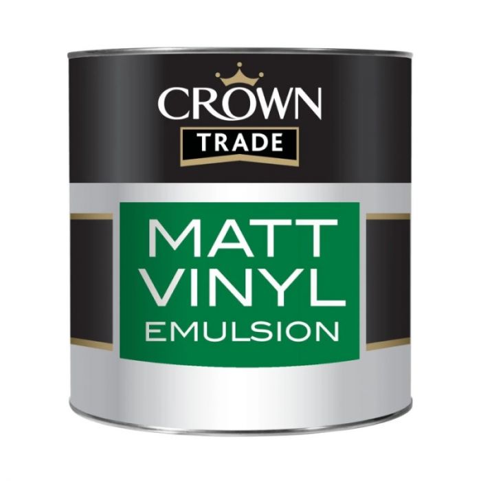 Crown Trade Matt Vinyl Emulsion Tester Pot - Tinted Colours - 0.25 Litre