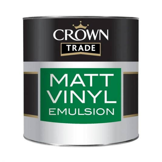 Crown Trade Matt Vinyl Emulsion Tester Pot - Tinted Colours - 0.25 Litre