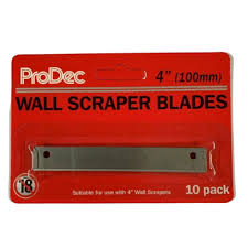 Prodec Pack of 10 Blades for Wall Scrapers