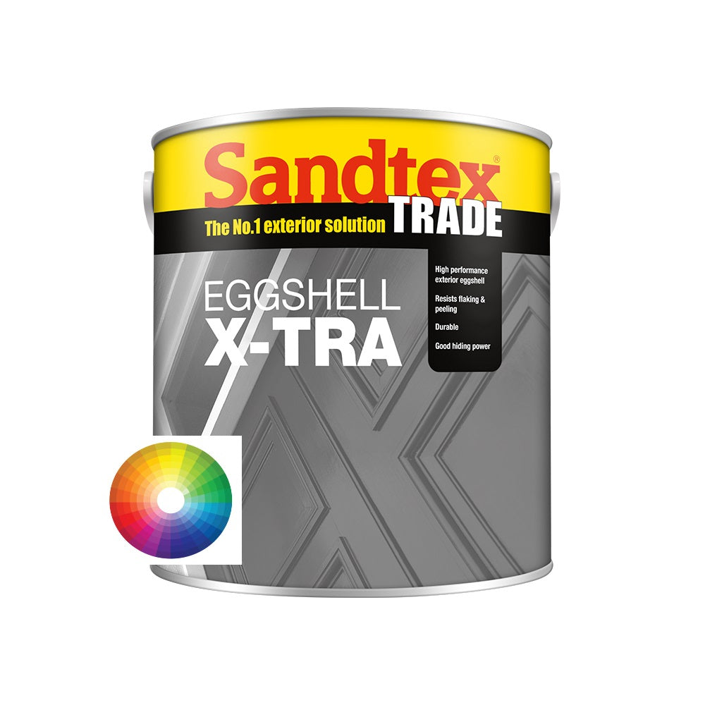 Sandtex Trade X-Tra Eggshell Paint - Tinted Colours