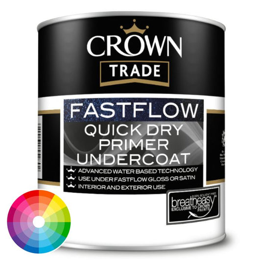 Crown Trade Fastflow Quick Dry Primer Undercoat - Tinted Colour