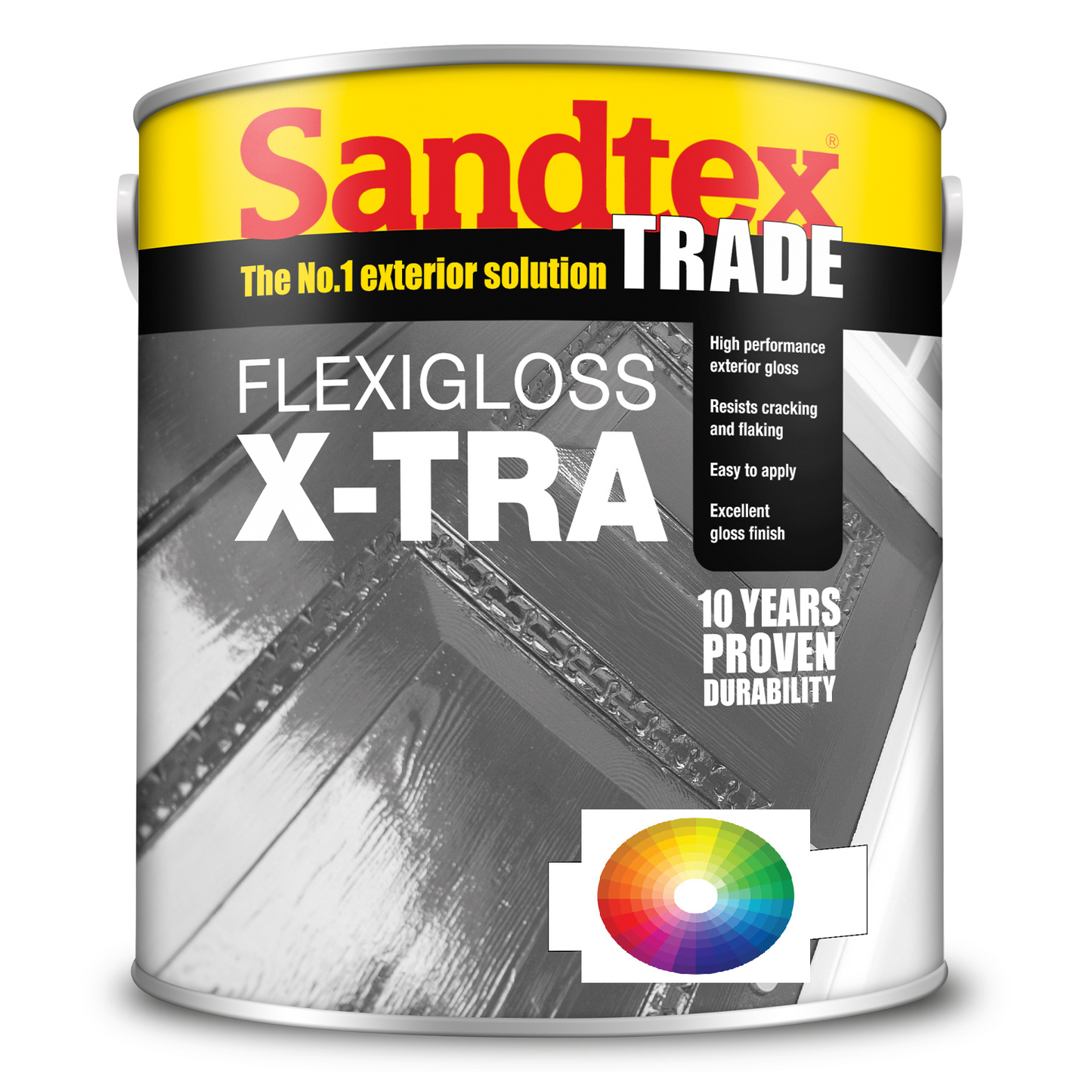 Sandtex Trade Flexigloss X-Tra Paint 2.5 Litre - Tinted Colours