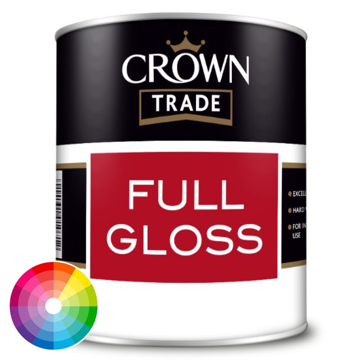 Crown Trade Full Gloss Paint - Tinted Colour