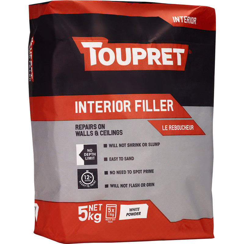 Toupret Interior Filler Le Reboucheur - White - 5 Kg