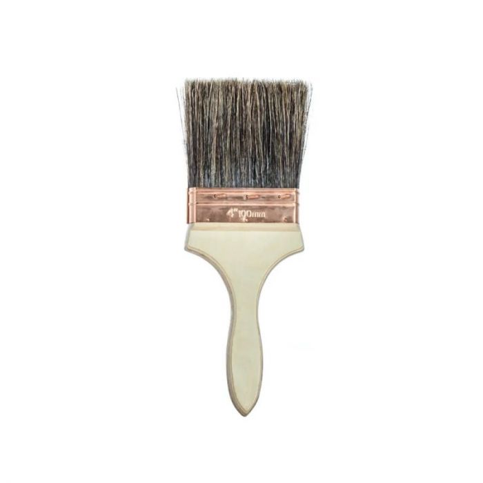 Prodec 4" Pure Grey Bristle Wall Brush