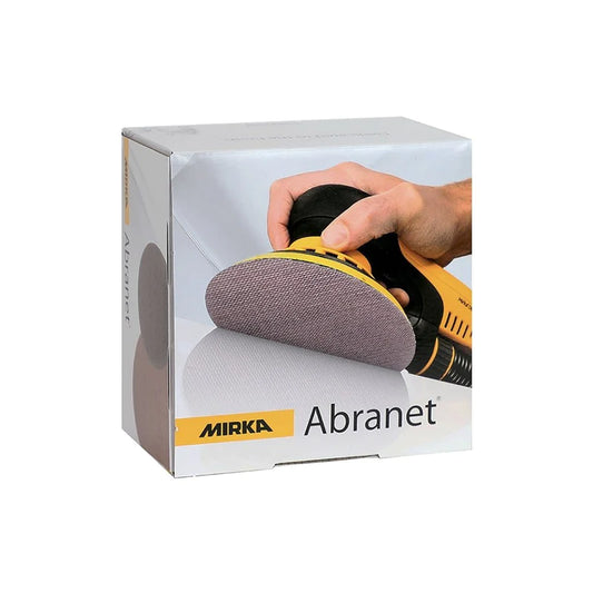 Mirka Abranet Discs 150mm Pack of 50 Suitable for Mirka Deros All Grits