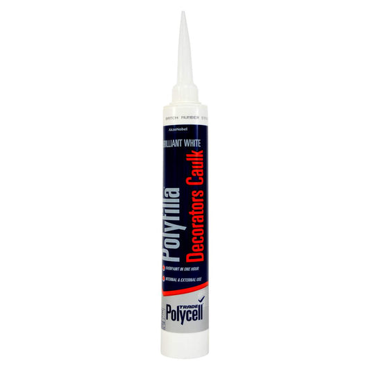 Polycell Trade Polyfilla Decorators Caulk White 380ml