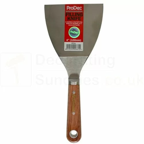 Prodec 4" Flexible Filling Knife with Rosewood Handle