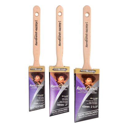 Arroworthy Rembrandt Angle Cut Brush Set 3 Pack