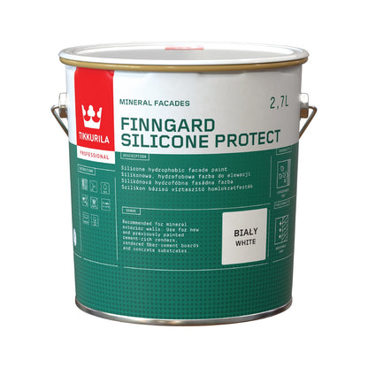 Finngard Silicone Protect Waterborne Smooth Matt Masonry Paint - White