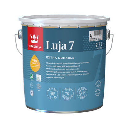 Luja 7 High Performance Matt Anti Mould Paint - White