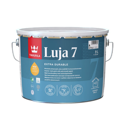 Luja 7 High Performance Matt Anti Mould Paint - White