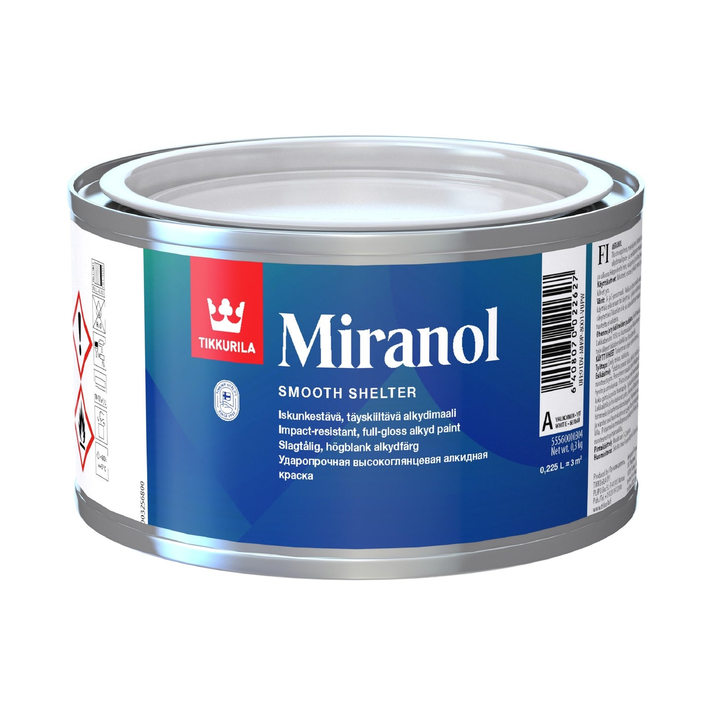 Miranol Traditional Alkyd High Gloss Enamel Paint - White