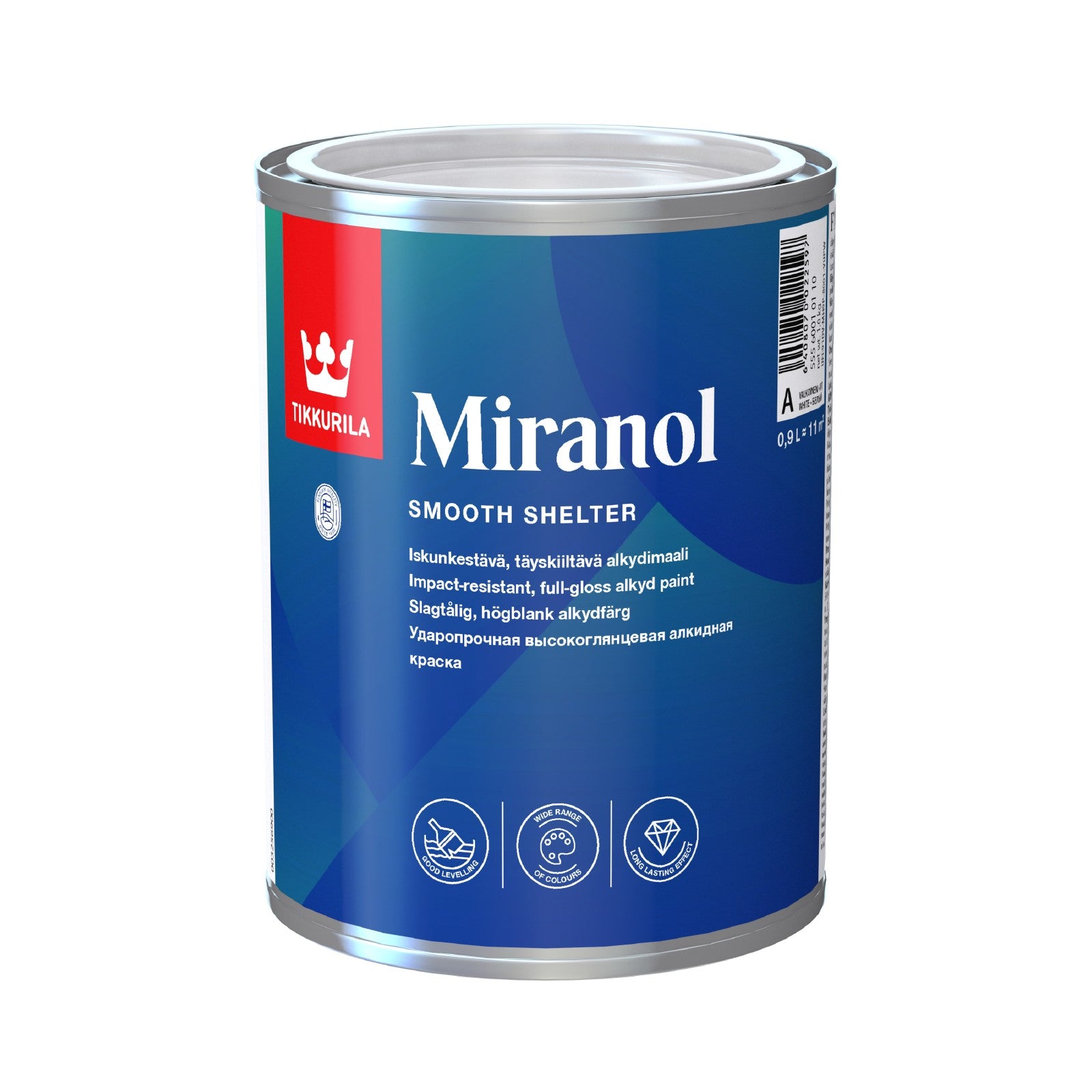 Miranol Traditional Alkyd High Gloss Enamel Paint - White