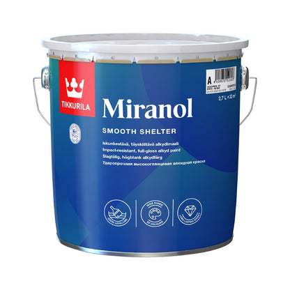 Miranol Traditional Alkyd High Gloss Enamel Paint - White