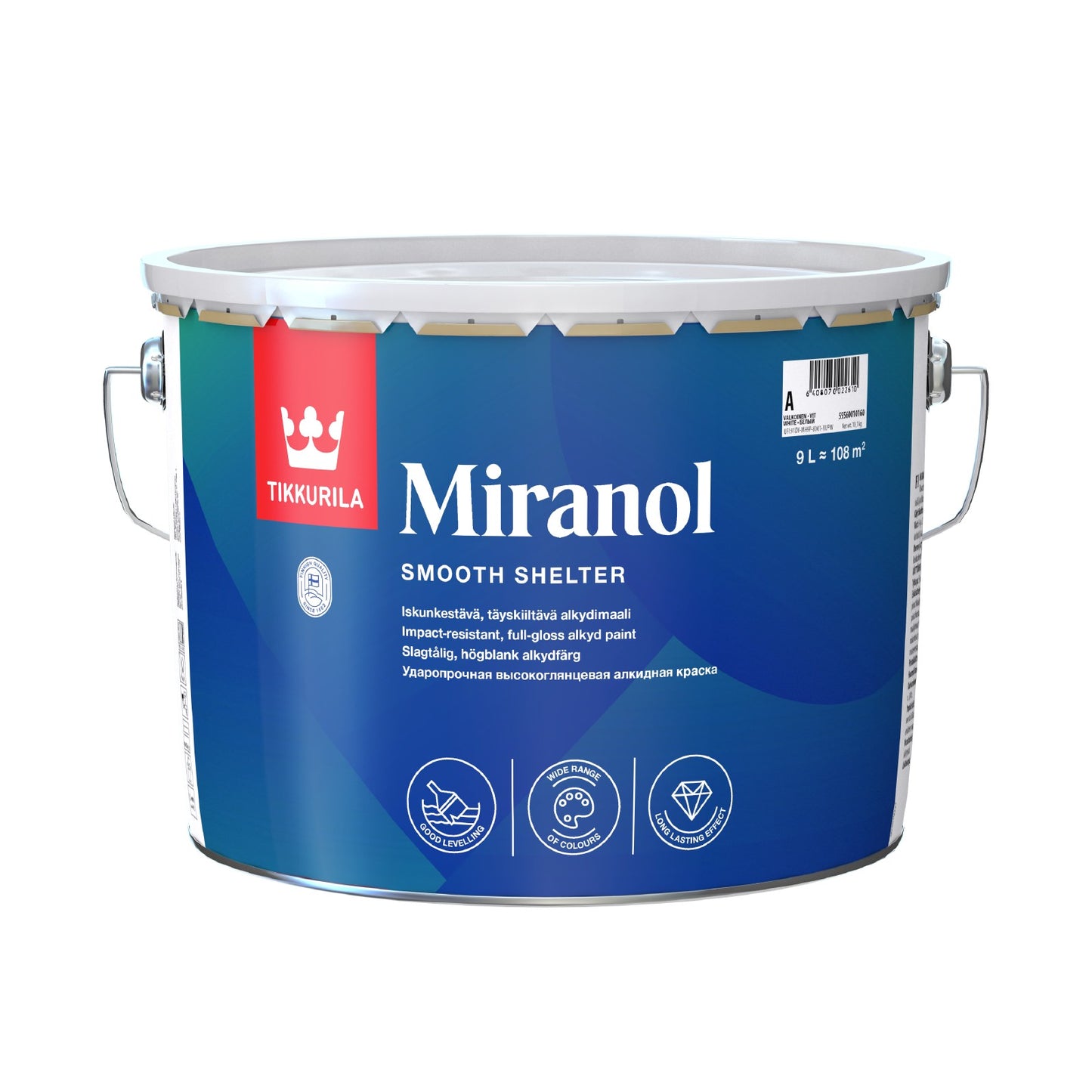 Miranol Traditional Alkyd High Gloss Enamel Paint - White