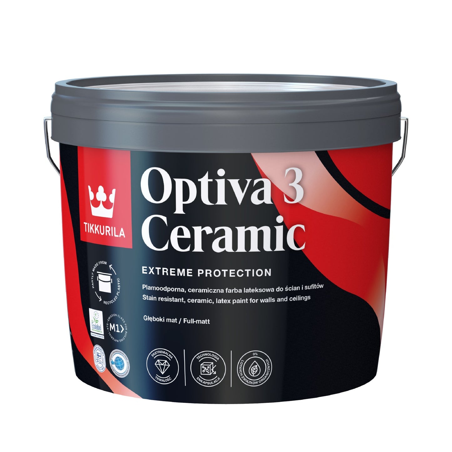 Optiva Ceramic Super Matt Wipeable Paint - White