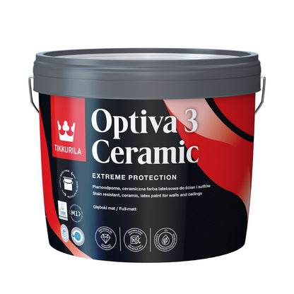 Optiva Ceramic Super Matt Wipeable Paint - Tinted Colour