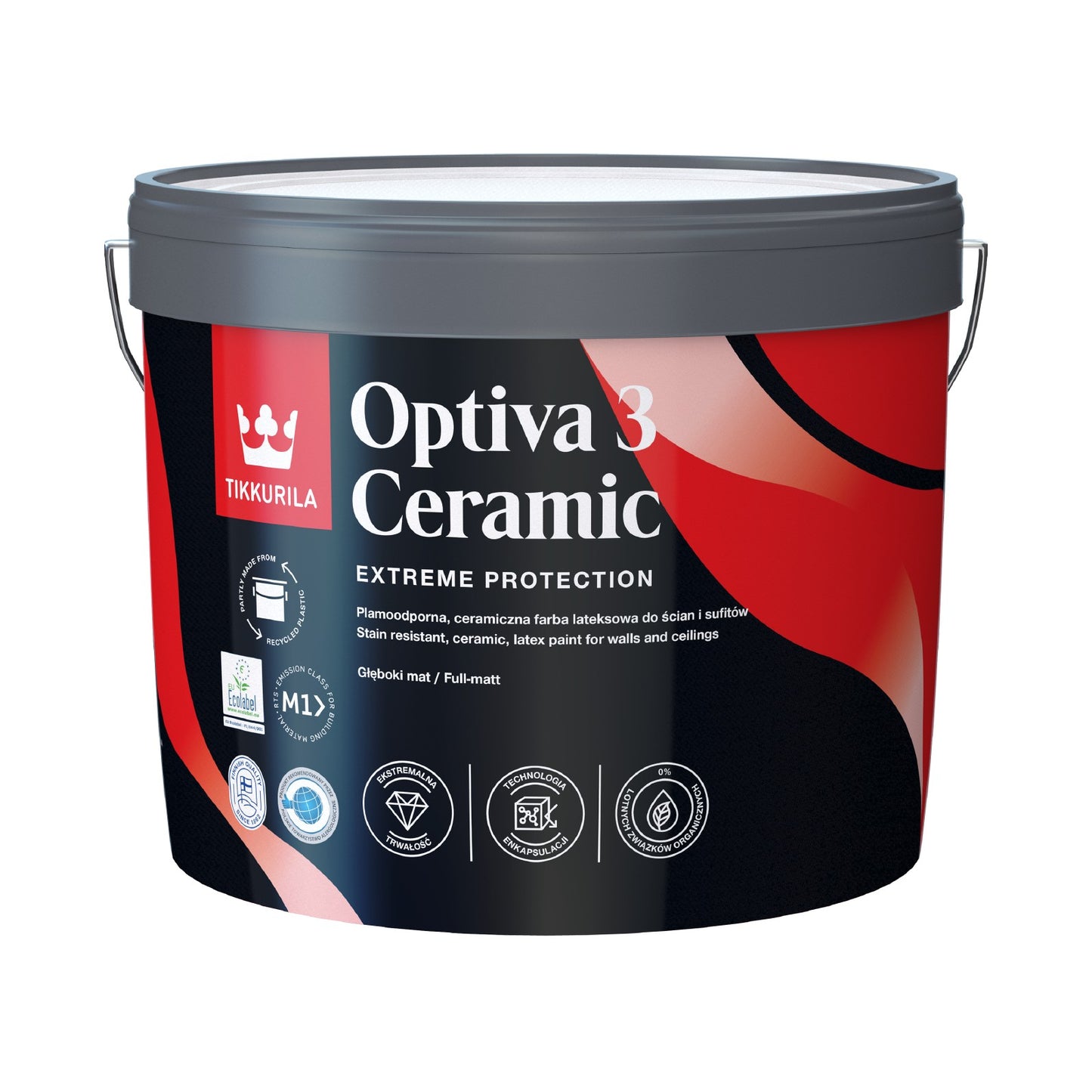 Optiva Ceramic Super Matt Wipeable Paint - White