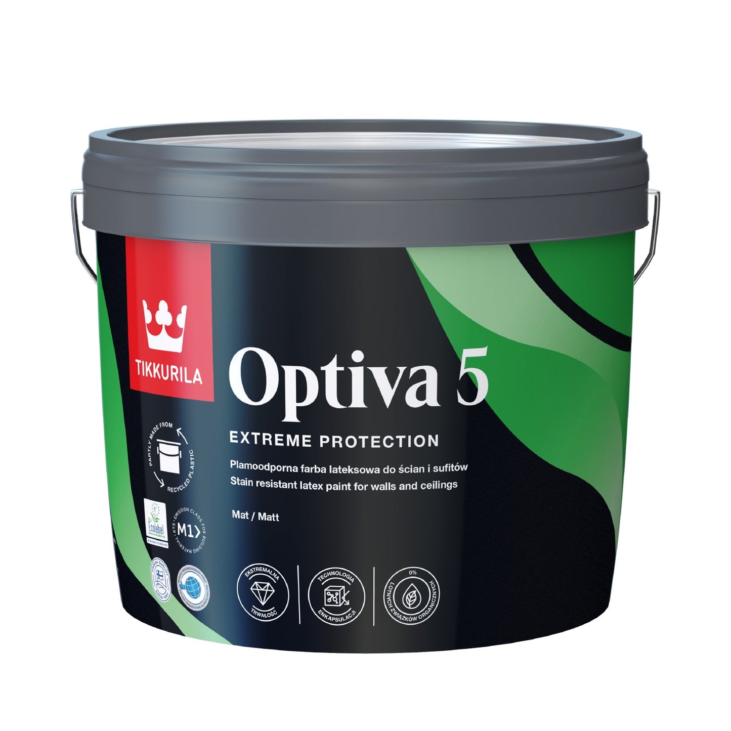 Optiva Matt High Quality Scrubbable Paint - White